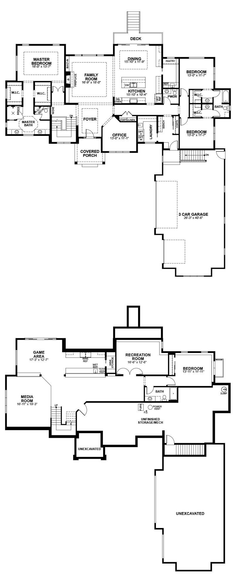 The Malibu Floor Plan MBA 2019 Parade of Homes Malibu Model Zach Builders